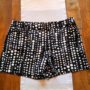 White House/Black Market Polka Dot Shorts